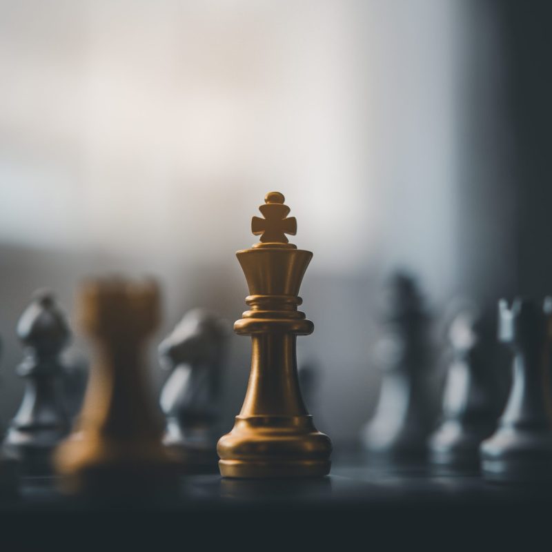 chess board game concept of business ideas and competition and stratagy plan success meaning